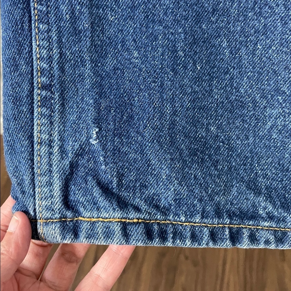 Vintage 1989 Levi's 569 Men's Loose Straight Medium Wash Y2K Jeans Size 31x27 - Picture 10 of 11